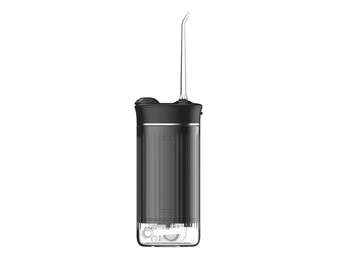 Irrigador oral portátil SFUSHOS para uso doméstico, com bomba de pressão UV e carregador (preto)