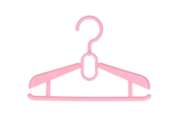 6pcs Cabideiro de Roupa Retrátil Pp para Secar Roupa Balcão Camiseta Calça Vestido Rosa