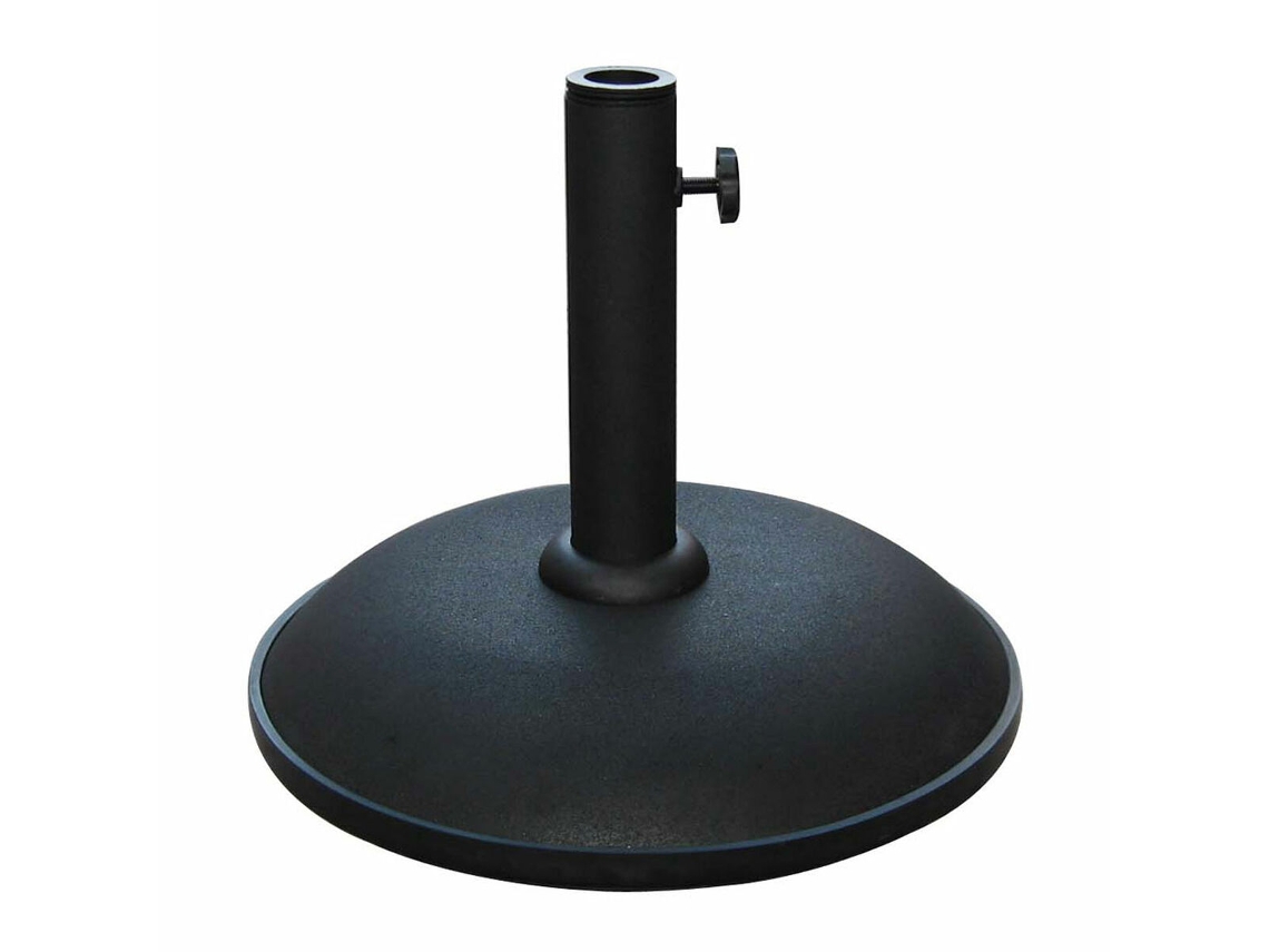 Base Guarda-sol Redonda Marbueno 36x29,5 Cm 11kg Preto Jardim, Piscina, Terraço 10444