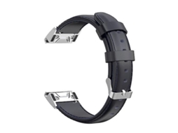 Pulseira De Relógio Lurelia Para Garmin Fenix 6 / Fenix 7 Quick Release Óleo Cera Couro De Bezerro Azul Marinho