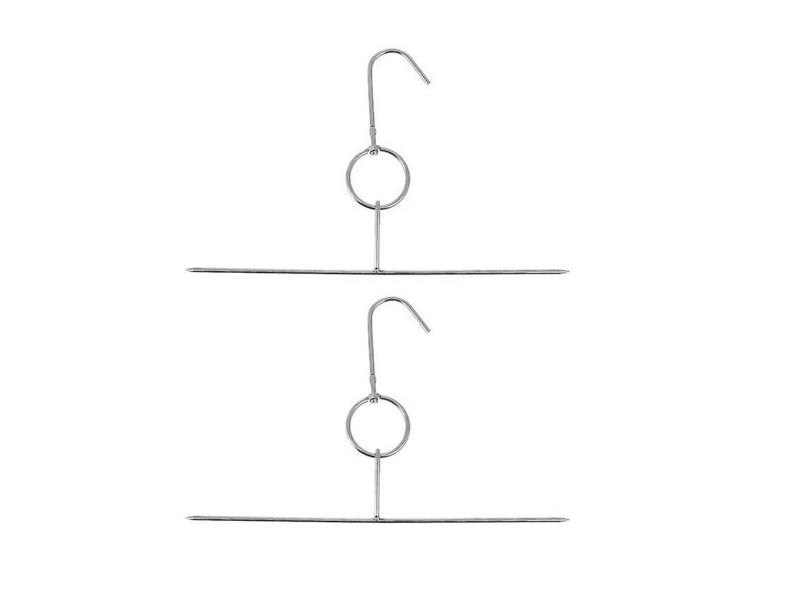 2pcs Ganchos Resistentes Para Churrasco Allinless