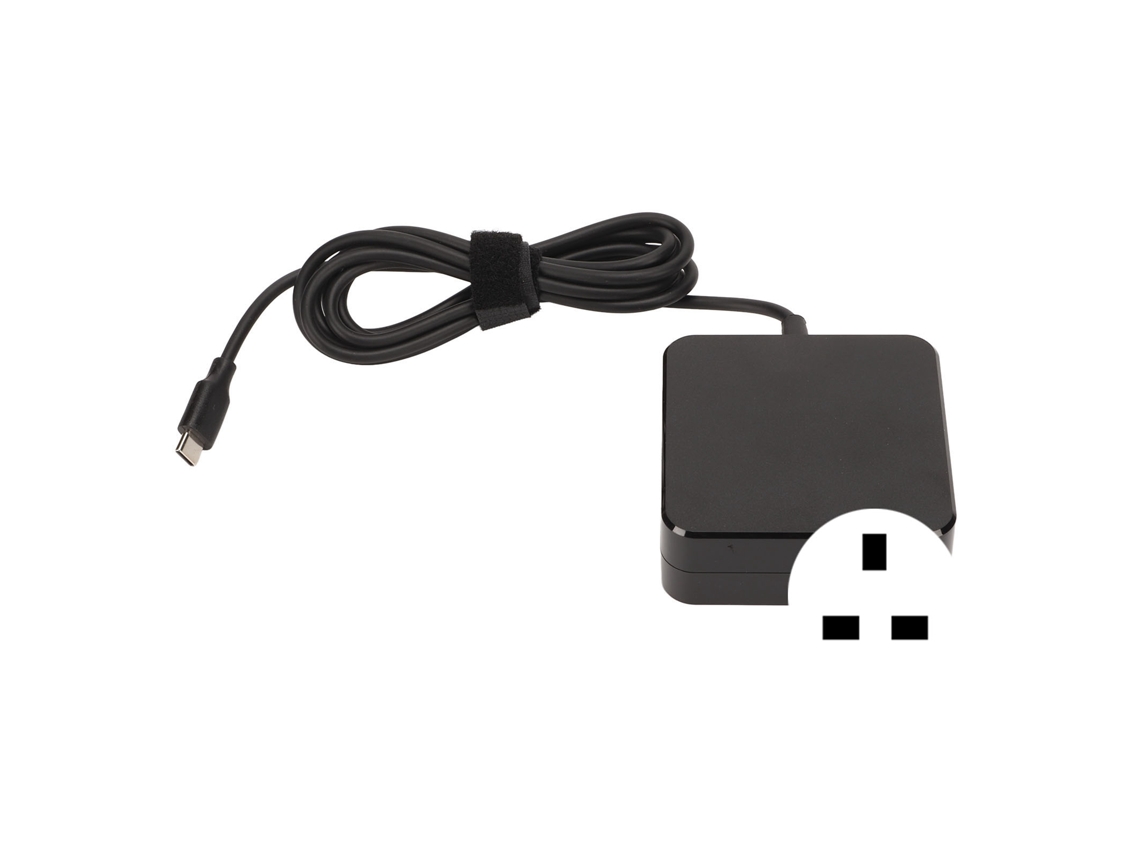 Adaptador de energia USB C de 65 W para laptop (notebook, viagem)