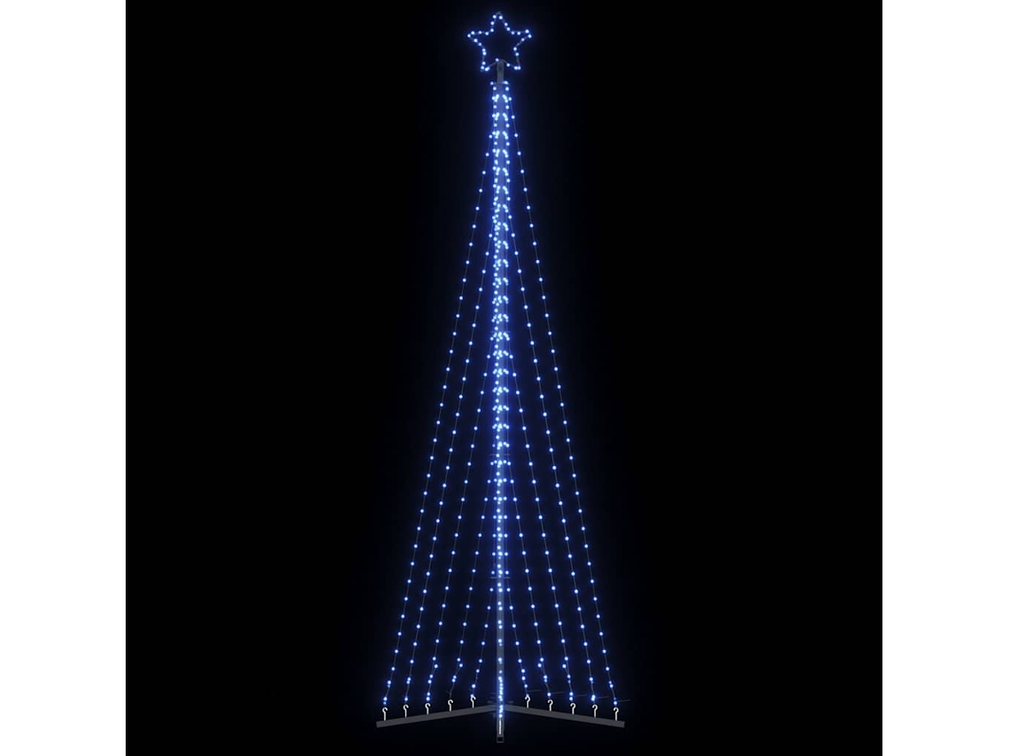 Vidaxl Árvore De Natal Led 495 Leds Azul 300,5 Cm