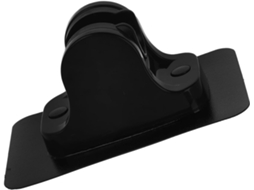 Suporte De Parede Para Chuveiro Hemobllo Em Abs Preto Com Base Adesiva Banheiros, Fácil De Limpar E Desmontar