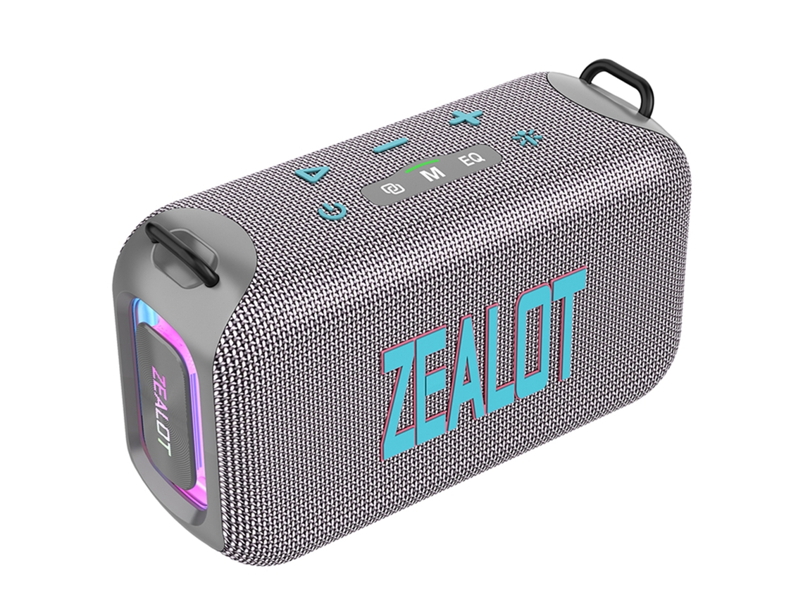 Caixa de Som Bluetooth Fanatic S85: 50w, Grave Potente, Portátil, Bluetooth 5.3, Rgb, Impermeável. EOOCOO