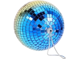 Bola de discoteca facetada de 15 cm, multicolorida com efeito degradê, decoração suspensa para festas no jardim e como bola de discoteca.