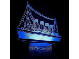 Luminária Noturna Titanic 3d Para Crianças Nostalgia88