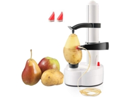 Descascador Elétrico Automático Multifuncional Para Frutas Cortador De Legumes Ferramenta Para Descascar Branco*