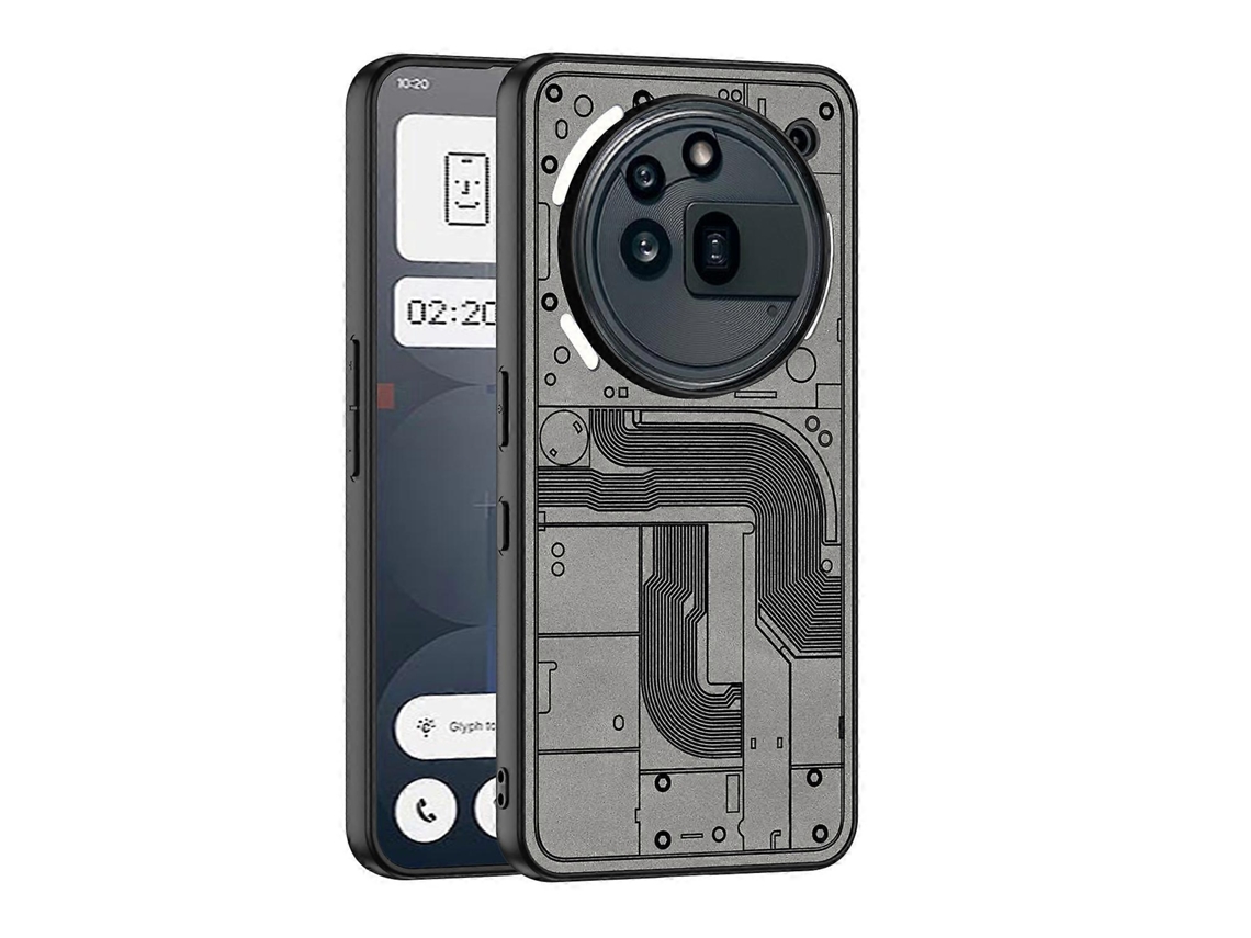 Capa Para Celular Gkk Skin Feel Leather Frosted Para Nothing Phone 3a Pro