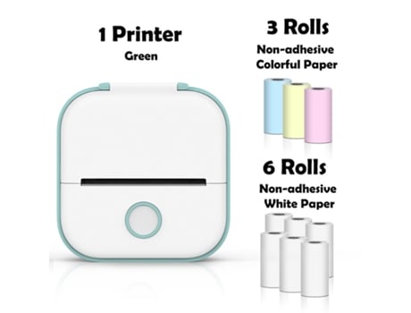 Portable Mini Thermal Printer Wirelessly Bt 203Dpi Photo Label Memo Wrong Question Printing With Usb Cable Imprimante Portable HHZ