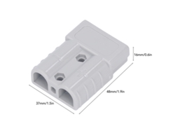 Conector Rápido Bateria 50a 600v Com Capa Pc