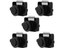 Fechaduras De Botão Clispeed Em Liga Zinco + Abs, Conjunto De 5 Peças, Portas De Armários, Autocaravanas E
