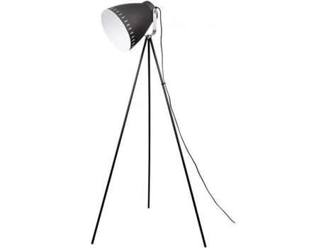 Luminária De Pé De Metal Preto Com 3 Pés Mingle Leitmotiv