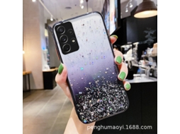 Capa de Telefone EOOCOO (epoxi com Glitter Estrela)