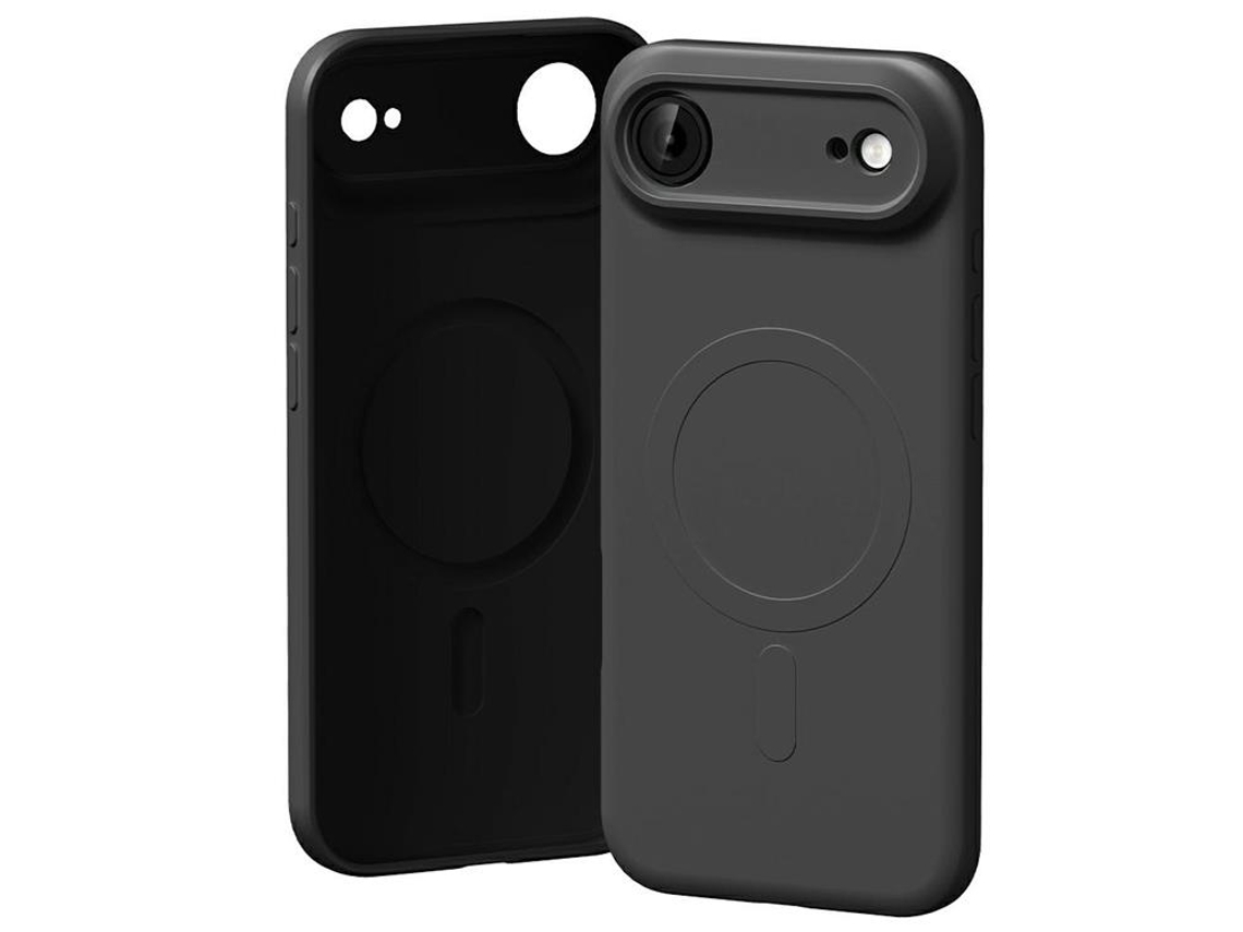 Capa Mercury Mobile Para Iphone Air Magsafe Semi-silicone - Preta