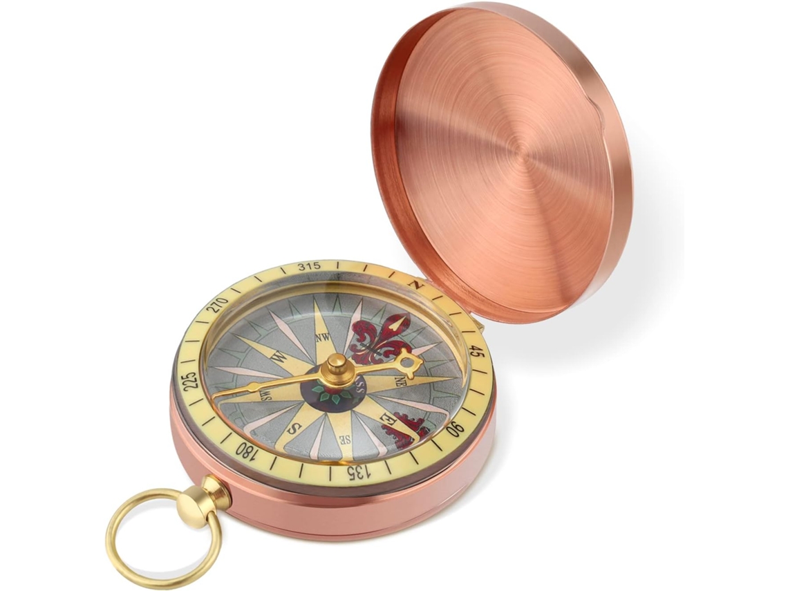 Bússola de Sobrevivência, 70x16mm, de Bolso Reversível AQUAFORGE