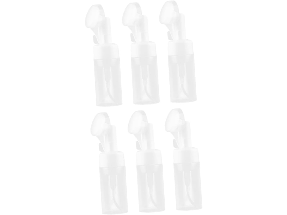 Conjunto De 2 Frascos Portáteis Para Viagem Com Bomba De Espuma, Ideais Para Armazenamento.
