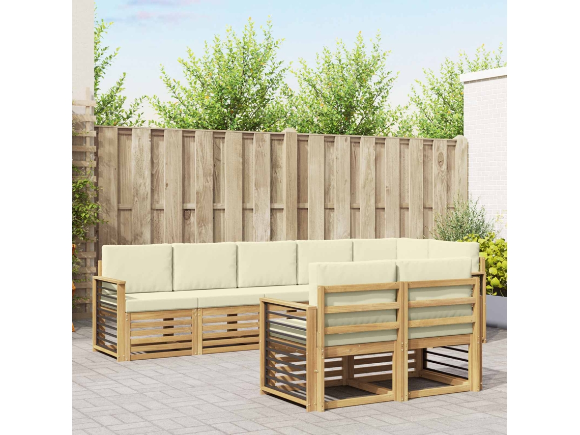 Vidaxl Conjunto De Sofás Para Exterior 8 Unid. Poliéster
