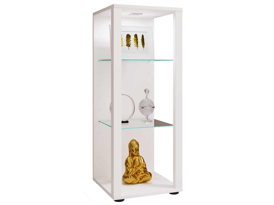 Vitrina De Vidro Em Madeira Glasol M Vcm