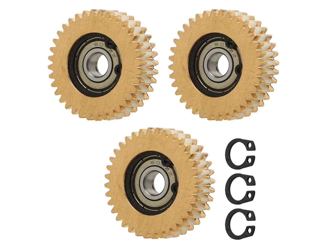 3 Peças de engrenagens de motor para bicicleta eléctrica, cobre, 36d, ligero, para patinete S/MARCA