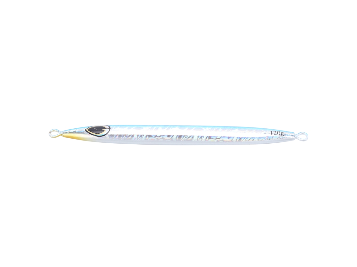 Isca de Pesca de Aço Sumidouro Rápido com Olhos 3d Azul