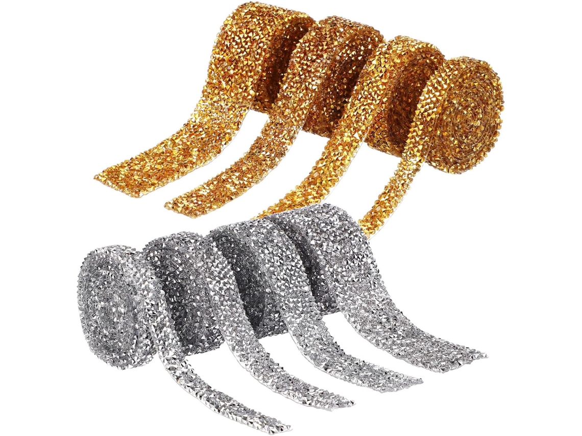 Artibetter 8 Rolos de Resina Adesiva com Imitação de Pedras Preciosas para Artesanato, Fácil de Usar em Roupas
