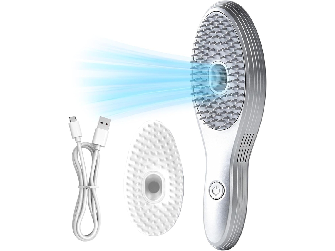 Escova De Cabelo Com Borrifador Água
