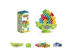 Jogo De Torres De Equilíbrio Diversão Com Blocos De Empilhar Para Crianças E Adultos Jogo Inovador Para Toda A Família Aquaforge