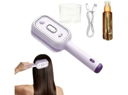 Escova De Cabelo Com Borrifador Água