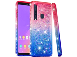Capa Samsung Galaxy A9 2018 HONGWE. Rosa/Azul