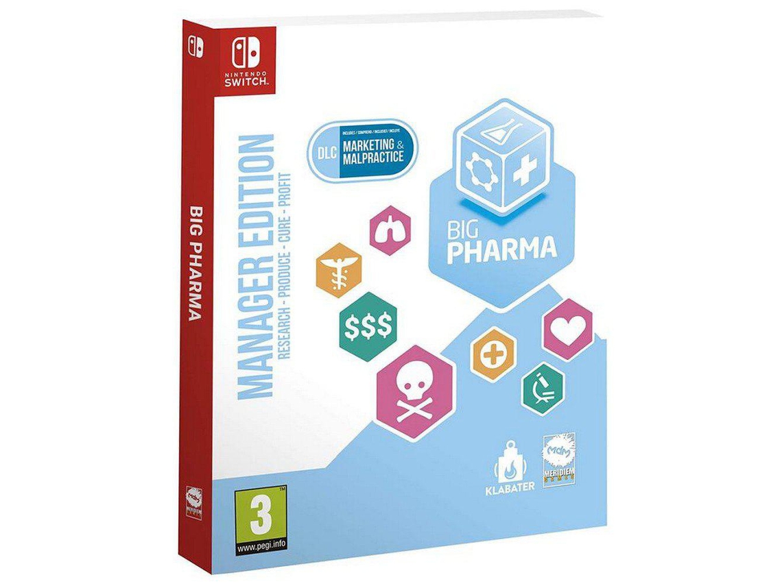 Meridiem Games Big Pharma Manager Edition Switch