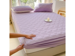 Capa De Colchão , 120x200cm , Serve Para Colchões De 5,1 A 30,5 Cm De Altura. Roxo Hexinyigjly