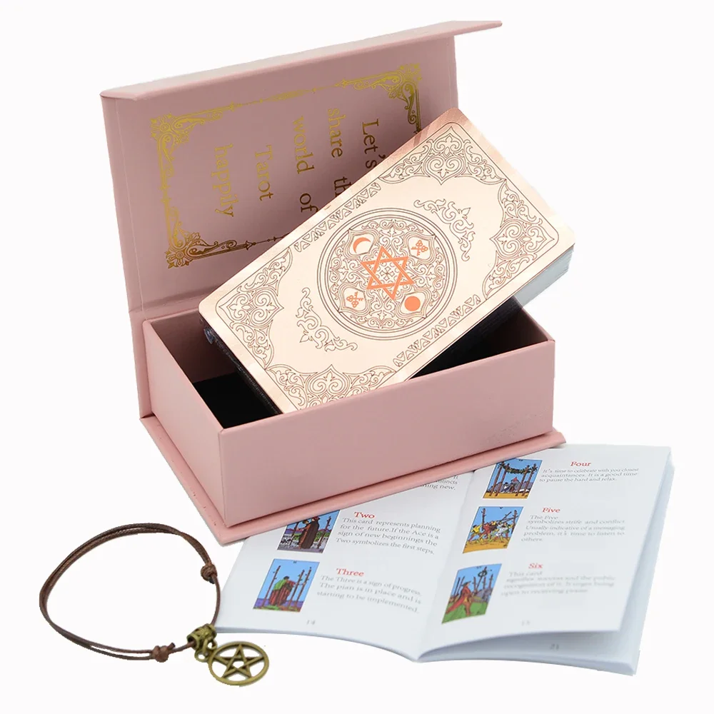 Cartas De Tarô De 7x12cm, À Prova D'água, Jogo De Tabuleiro Interativo Para Meninas.
