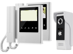 Système D'interphone Vídeo Couleur Filaire Portatif 4 SFUSHOS