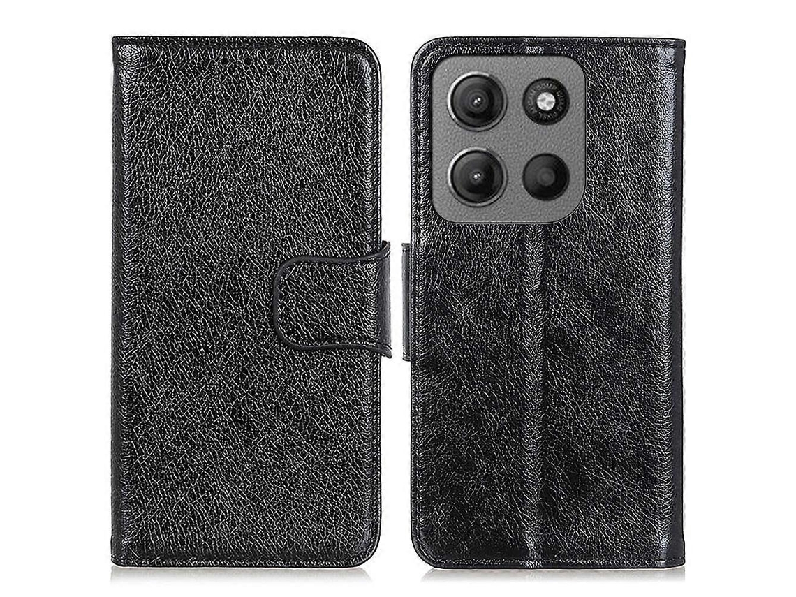 Capa De Celular Com Textura Nappa, Formato Horizontal E Aba, Para Motorola Edge 70 5g.