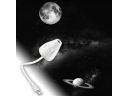 Projetor de galáxias com luz noturna, películas de projeção deslizantes USB,