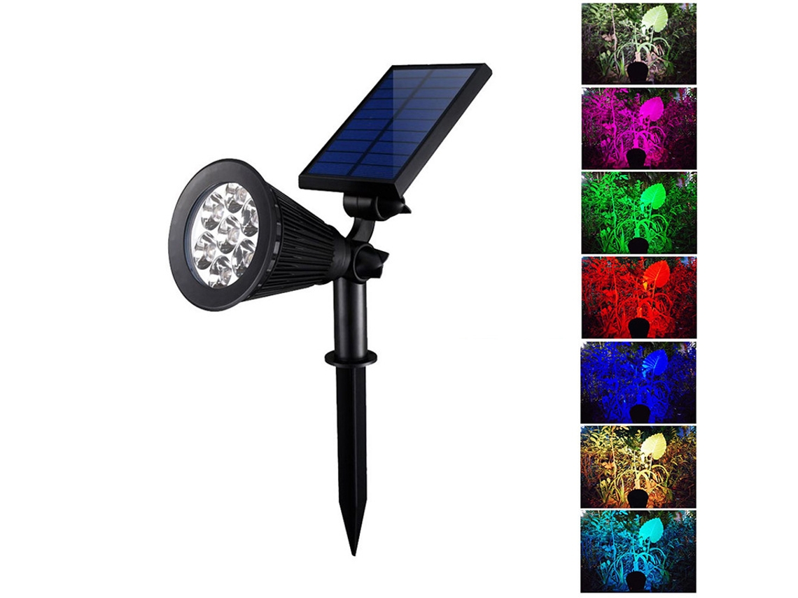 Refletor Solar Colorido em Abs com Junta Dupla Giratória para Jardim CHABERLU