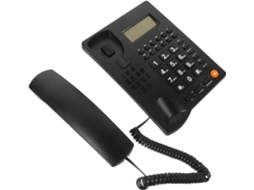 Telefone Com Fio, Botões Grandes E Visor De Chamadas.