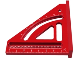 Régua De Medição Multiangular, Transferidor Esquadro Para Marcenaria, Régua De Esquadria Triangular Alumínio, Ferramenta