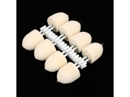 8 Piezas Cabeça De Polimento De Lã Em Forma Cônica Roda De Polimento Cabo 3mm (20mm)