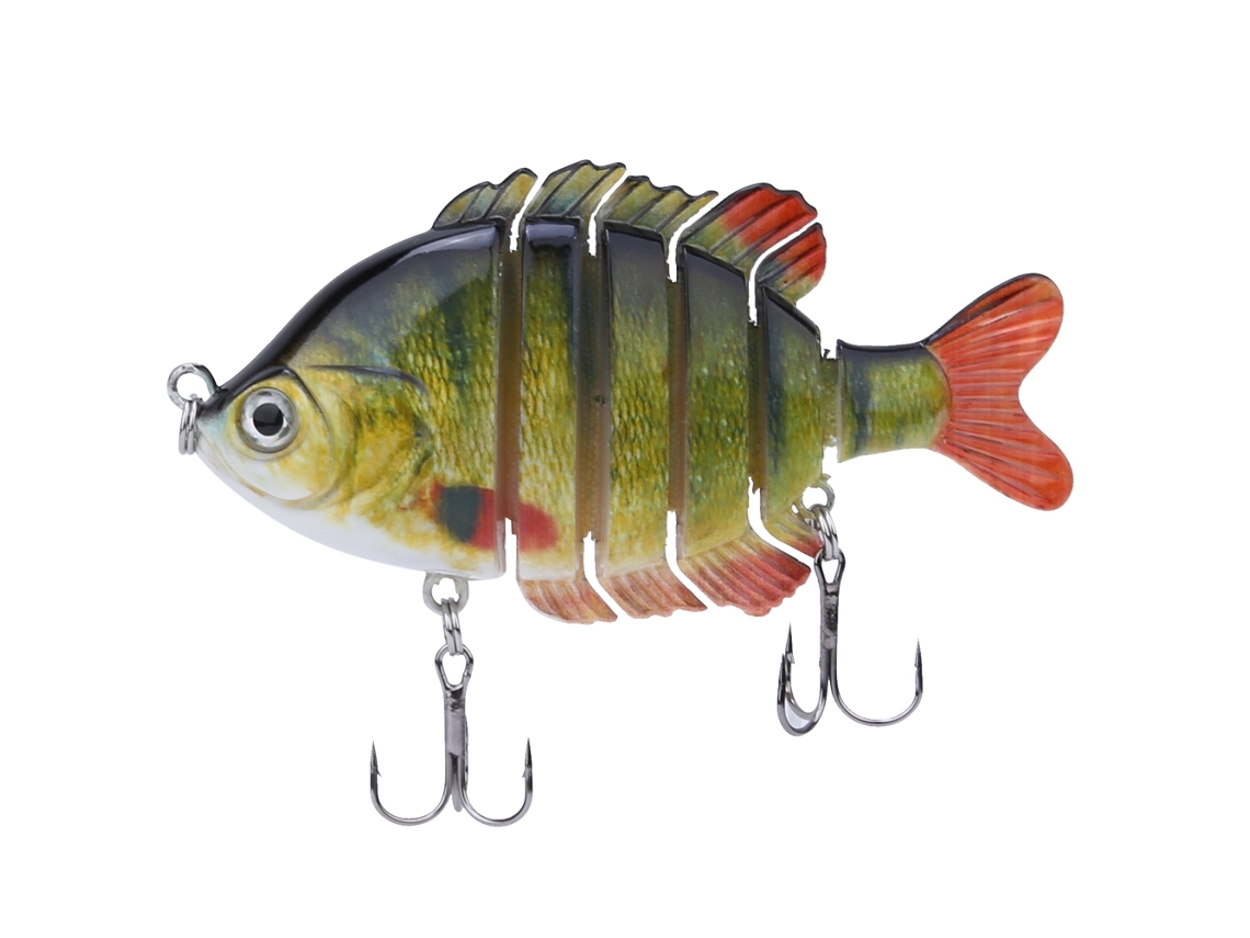 Isca Artificial Peixe Tilápia 8.5cm com Anzol Triplo