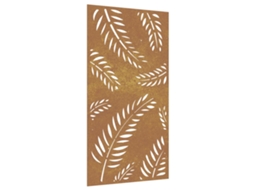 Garden Wall Decoration, Garden Wall Decorations Vidaxl Marrom Aço (n/a)