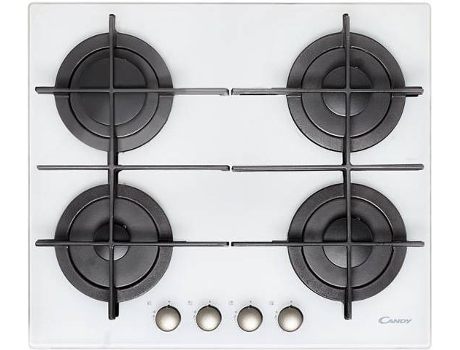 Placa de Gás CANDY CVG 64 STGB (Gás Butano-Propano - 59.5 cm - Preto)