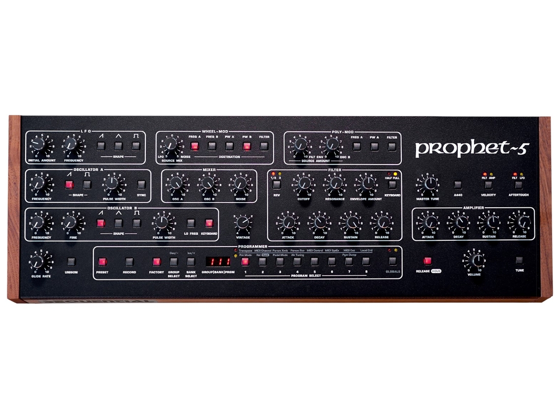 Sintetizador analógico polifónico de mesa Sequential Prophet 5
