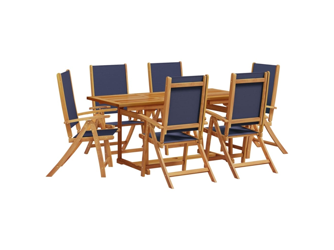Garden Dining Set, Garden Dining Sets Vidaxl Marrom Madeira De Acácia (n/a)