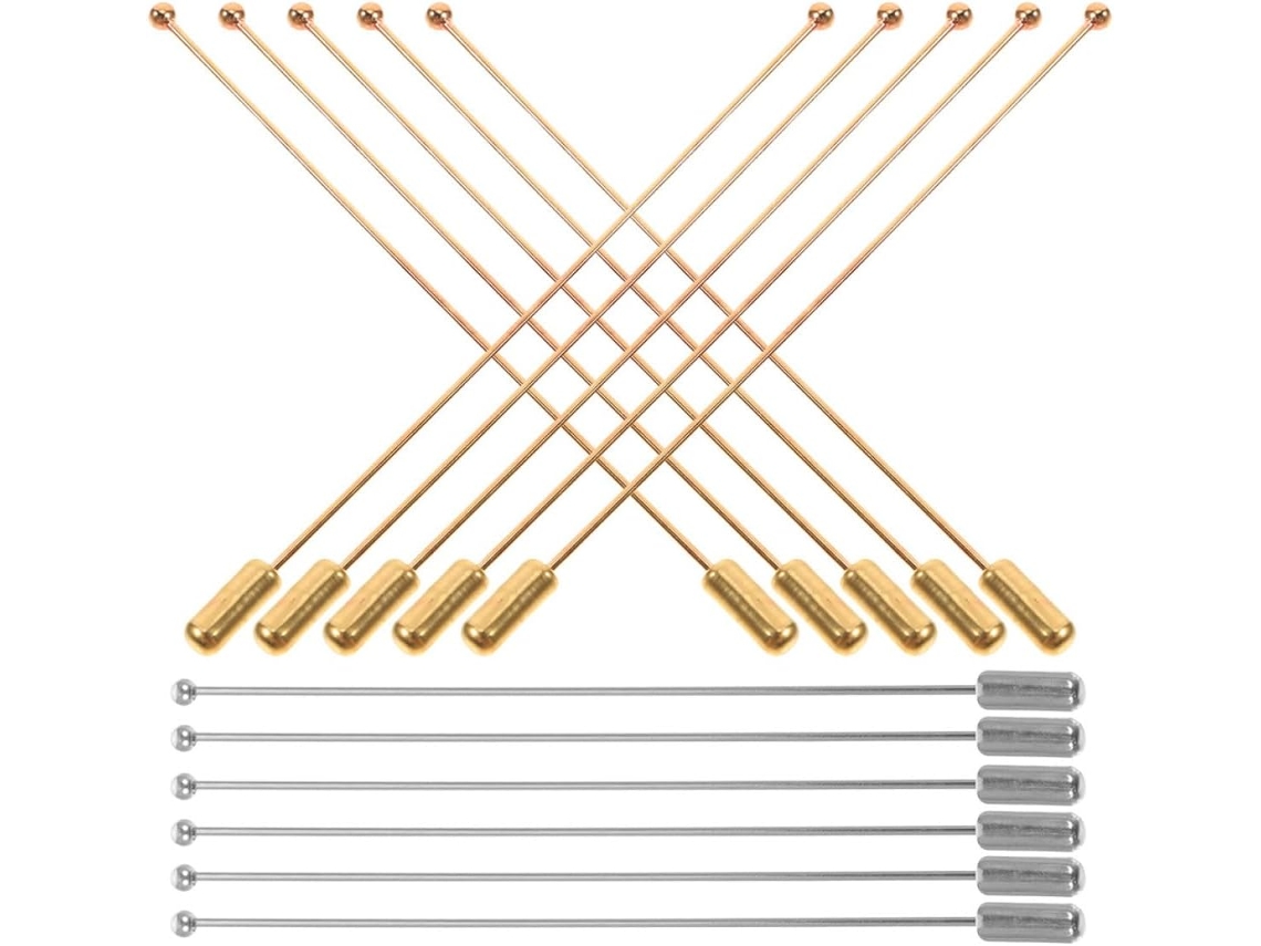 Alfinetes Hohopeti Em Aço Inoxidável Com Design Elegante, Leves E Duráveis, Ideais Para Joias E Escritório Pacote Com 20 Unidades