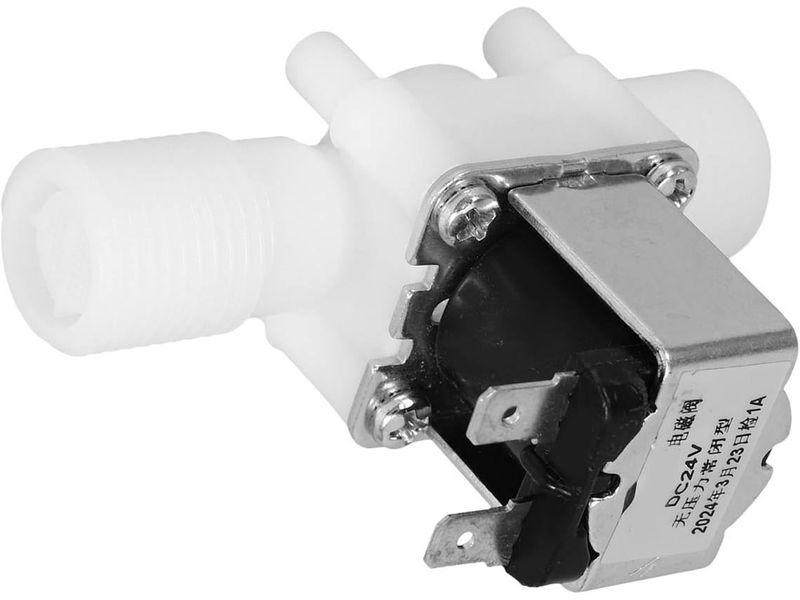 Válvula Solenoide Elétrica Normalmente Fechada, Rosca Externa De 20 Mm