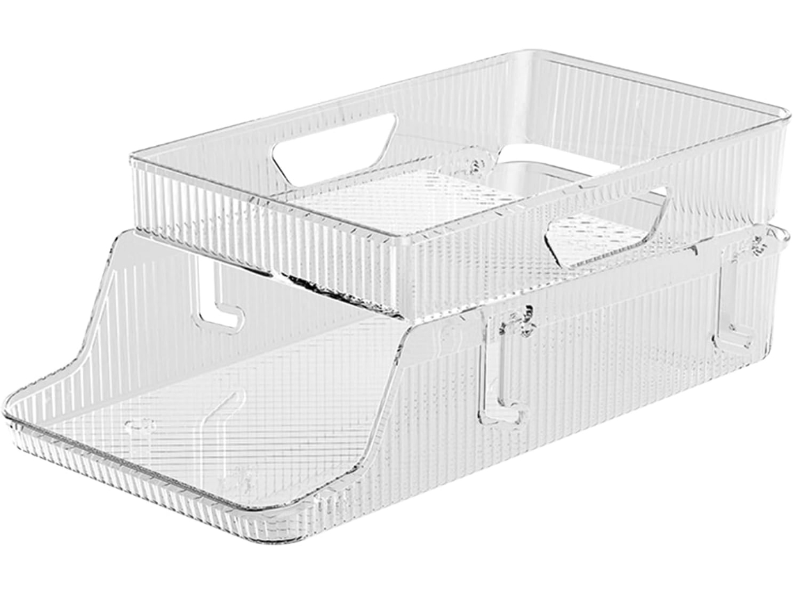Organisateur De Canettes Pour Réfrigérateur Porte-canettes Empilable Pour Le Réfrigérateur - Système D'organisation Des