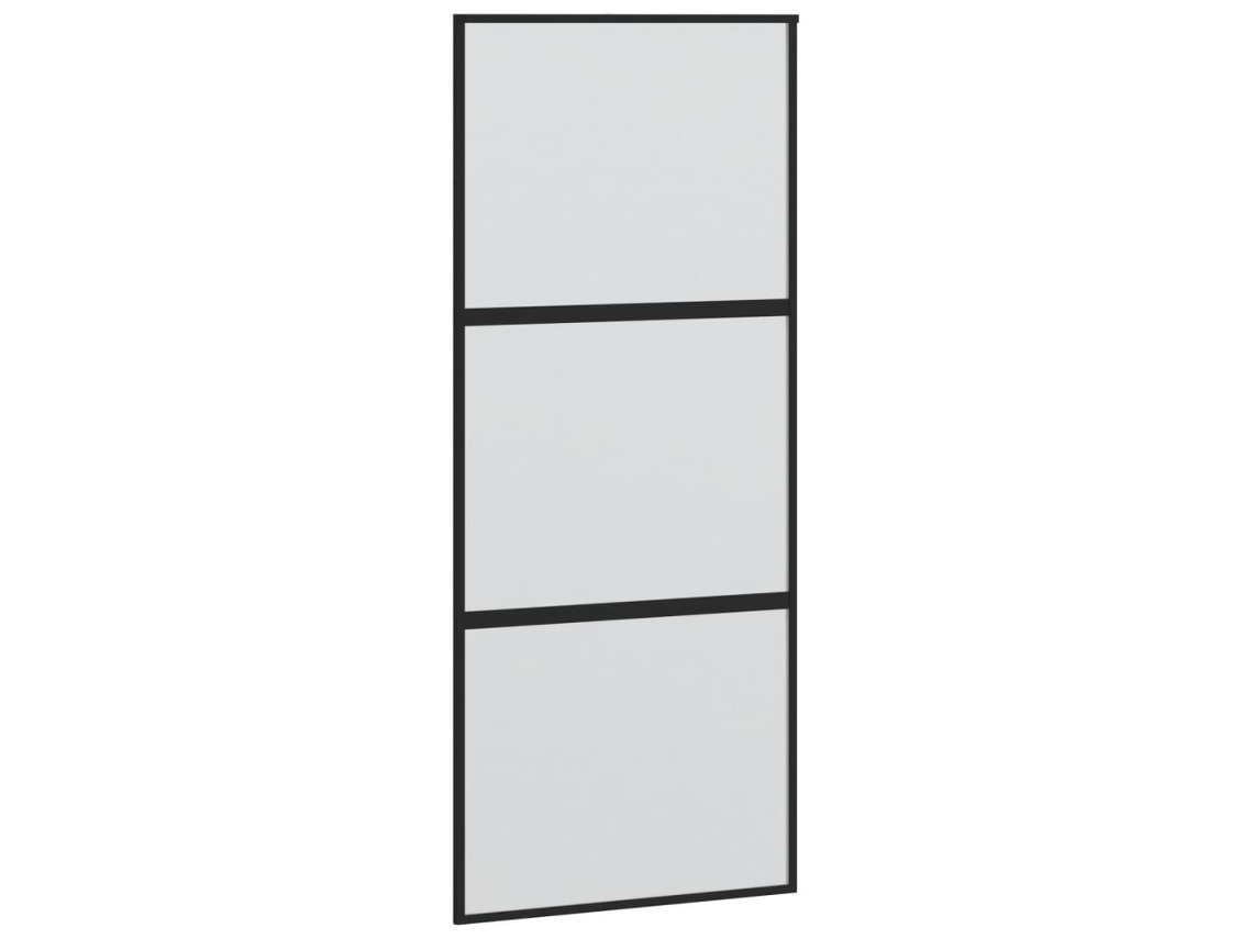 Sliding Door, Sliding Doors Vidaxl Preto Vidro (90 X 205 Cm)