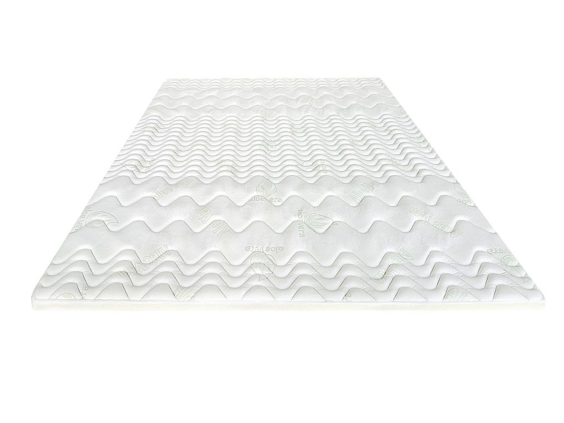 Sobrecolchão Aloe Vera NATUREA (Branco - Rattan e fibra natural - 190x140x5 cm)